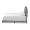 Baxton Studio Embla Modern Gray Velvet Upholstered Queen Size Bed 151-9006 - alternate 8